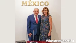 Fotografia enviada por el area de comunicacion donde se destaca un logo de MEXICO y que representa como vamos